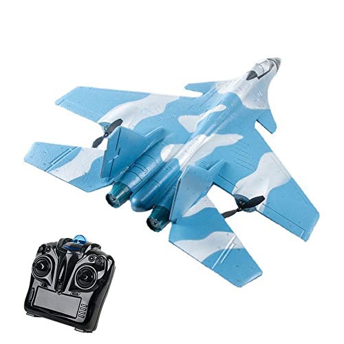 HEBXMF Beginners Entry Level RC Plane 64cm Remote Control Glide Machine with Internal Gyroscopy and 2.4G Anti Cangel RC AirPlane Flying Toy