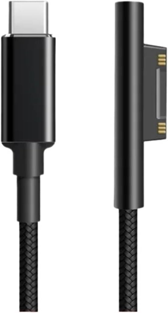 15V 3A Type C Power Supply Adapter USB C PD Cable Compatible with The Surface Pro 8/7/6/5/4/3 Book 3/2/1 GO(102W Adapter)