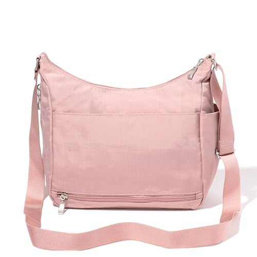 Image of Baggallini womens Everywhere Bagg Crossbody Women 11x9 Lightweight Nylon Hobo Water-resistant Travel Bag W /Rfid