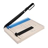 Papierschneider A4, 36.5 * 25 * 3.5cm Hebelschneider Papierschneider, Hebelschneider A4 kompakt, Papierschneidemaschine mit Metallbasis für Büro, Schule und Zuhause, Robuster, Präzisions