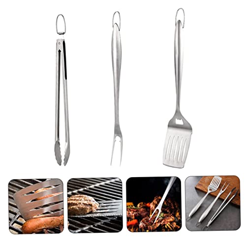 Set de utensilios para barbacoa de acero inoxidable miniatura 4