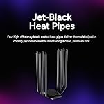 Cooler Master Hyper 212 Black CPU Air Cooler – 120mm High Performance PWM Fan, 4 Copper Heat Pipes, Aluminum Top Cover, Low Noise & Easy Installation, AMD AM5/AM4 & Intel LGA 1851/1700/1200, Black - Image 4