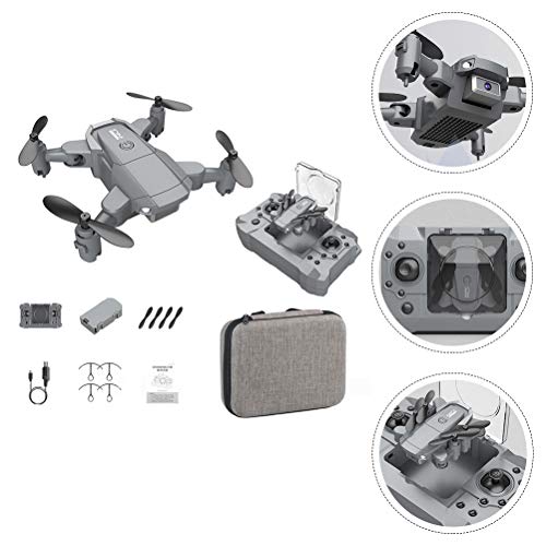 Toyvian 1 Conjunto GPS Fotografia Aérea Drone RC Selfie Drone Helicóptero Dobrável.