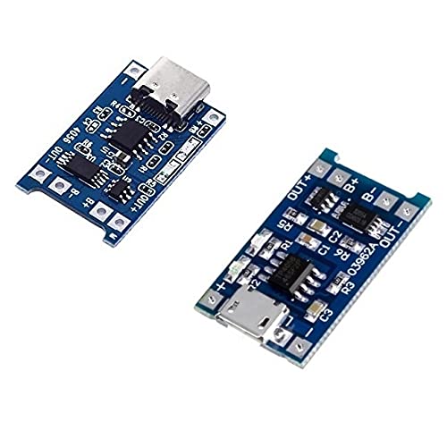 AVS COMPONENTS TP4056 Micro USB And Type C Charging Module 5V 18650 Lithium Battery Charging Module (Combo) (B09HCFTPHC) Amazon Price History, Amazon Price Tracker