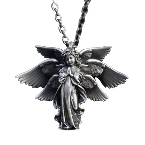 Pendentif pour fille angel personnalisé, idée cadeau tendance et rétro unique
