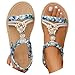 Sandalias bohemias con tiras trenzadas para mujer Imagen de Sandalias bohemias con tiras trenzadas para mujer