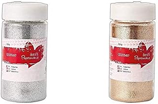 docrafts 250g Large Glitter Pot - Silver