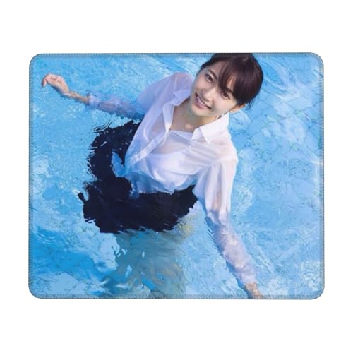 事務用品、武田玲奈3 マウスパッド 水洗い 滑り止め 耐久性が 多機能 おしゃれオフィスマウスパッド
