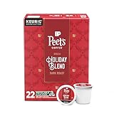 Peet's Coffee, Dark Roast Keurig K-Cup Pods - Holiday Blend 22 Count (1 Box of 22 K-Cup Pods)