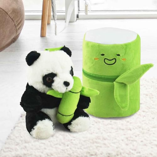 Image of DearJoy Bamboo Panda Soft Toy - Black & White