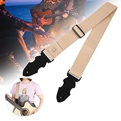 Tomotato Sangle de Guitare Sangle de Guitare en Cuir Sangle Réglable Respirant Confortable Touch Design Élargi pour Instruments de Musique(Kaki) - Les Beatles, Paul McCartney, John Lennon, RIngo Starr, George Harrison Tomotato Sangle de Guitare Sangle de Guitare en Cuir Sangle Réglable Respirant Confortable Touch Design Élargi pour Instruments de Musique(Kaki) – Image 3