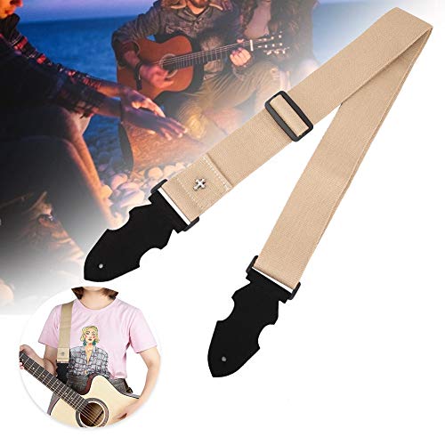 Tomotato Sangle de Guitare Sangle de Guitare en Cuir Sangle Réglable Respirant Confortable Touch Design Élargi pour Instruments de Musique(Kaki) - Les Beatles, Paul McCartney, John Lennon, RIngo Starr, George Harrison Tomotato Sangle de Guitare Sangle de Guitare en Cuir Sangle Réglable Respirant Confortable Touch Design Élargi pour Instruments de Musique(Kaki) – Image 4