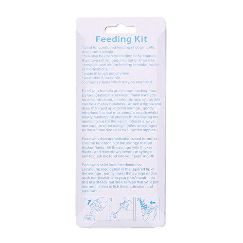 2 Stück Tabletteneingeber Haustier Medizin Futterspender Sicher Tabletten Feeder Silikon Entwurmungstabletten Feeder Wiederverwendbar Medikamenten Feeder Pille Injektor Pusher Spritze für Katze Hunde