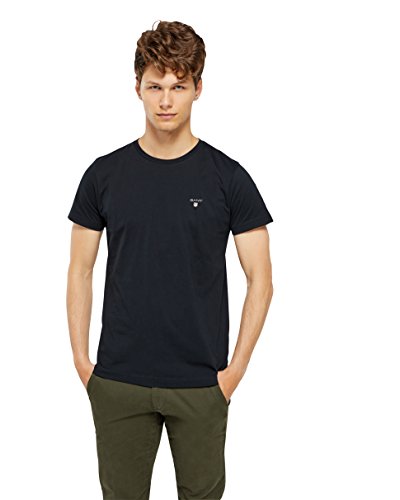 Preisvergleich Produktbild GANT Herren T-Shirt SOLID, Gr. XX-Large, Schwarz (Black 5)