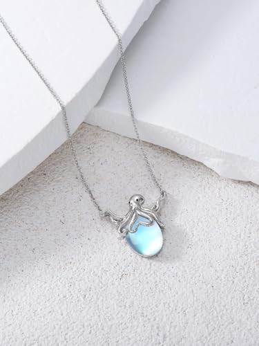 Dorunmo Ocean Necklace 925 Sterling Silver Ocean Theme Jewelry Ocean Beach Gifts for Women Girls4
