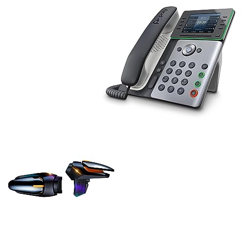 BoxWave Gaming Gear Compatible with Poly Edge E350 - Touchscreen QuickTrigger Auto, Trigger Buttons Autofire Gaming Mobile FPS - Jet Black