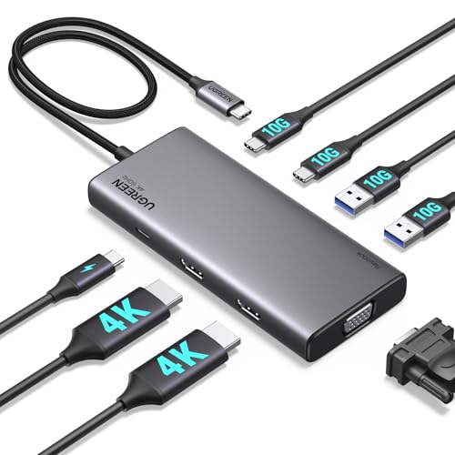 Docking Station UGREEN triple affichage 4K et transfert de données ultra rapide 10Gbps