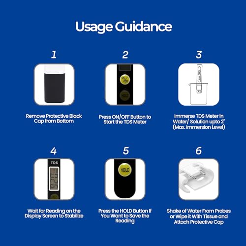 Image of Pexlar TDS Meter, Total Dissolved Solids Meter, Water Quality Tester, PPM Tester