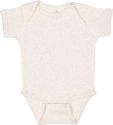 Image of Rabbit Skins Rabbit Skins Baby Bodysuit Girl & Boy | Newborn 0-3 Months to 24 Month Toddler, Snap Easy Closure (4400)
