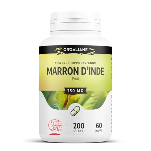 Marron d'Inde Bio 250 mg - 200 gélules - Certifié Ecocert