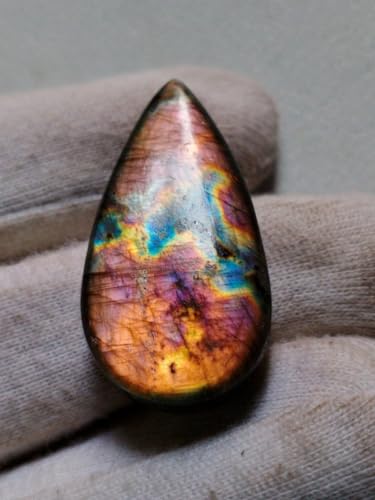 Pierre gemme labradorite de qualité supérieure pour bague et pendentif - 2