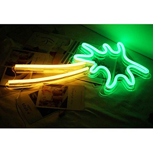 Large Coconut Tree Neon Sign, Led Coconut Tree Neon Light USB Powered Night Light as Wall Decor for Kids Room, Living Room, Office Room, Bar, Restaurant, Christmas, Festival, Party (Coconut Tree) - Image 4