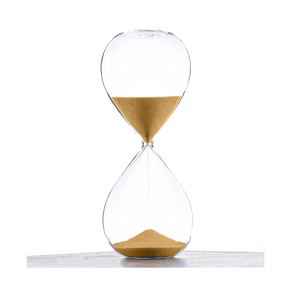 Sanduhr Bunt Sanduhren Set Für Zuhause Wohnzimmer Büro Eieruhr Eieruhren Zeitgesteuerte Aktivitäten Festival Geburtstag Geschenke-Golden-60 Mins