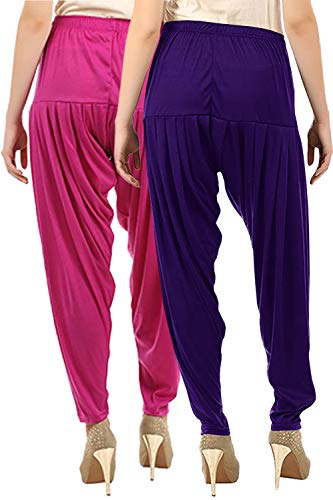 Image of Buy That Trendz Patiala Pants for Women Combo Regular Fit Cotton Patiala Salwar