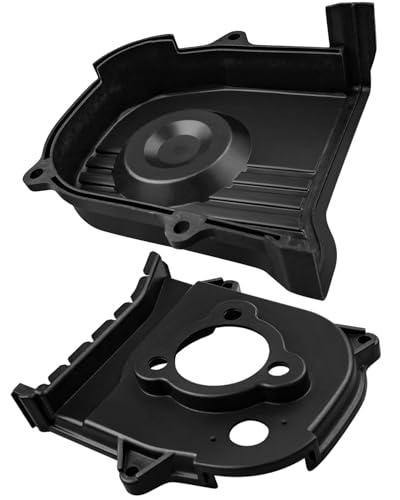 HUQUZN Cubierta de distribución del motor interior izquierda y exterior derecha para Subaru Forester Impreza 1999-2011, reemplaza 13574AA081 13575AA112