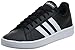 adidas Grand Court K, Scarpe Unisex - Bambini e Ragazzi, Black White, 37 1/3 EU