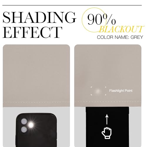 AR Ware Beige Blackout Curtains for Living Room - Eyelet Thermal Insulated Curtains for Bedroom Energy Saving Soundproof Drapes (66 x 54 inches) - Image 4