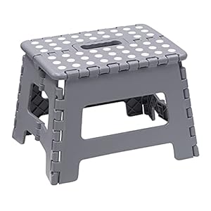 ARREGUI TB-022-G Kleine klapkruk, vouwkruk voor kinderen en volwassenen, draagbare en opvouwbare klapkruk, belastbaar…