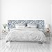 MEGADECOR Cabecero Cama PVC Decorativo Económico Patrón Floral Azul Lavanda Varias Medidas (150 cm x 60 cm)