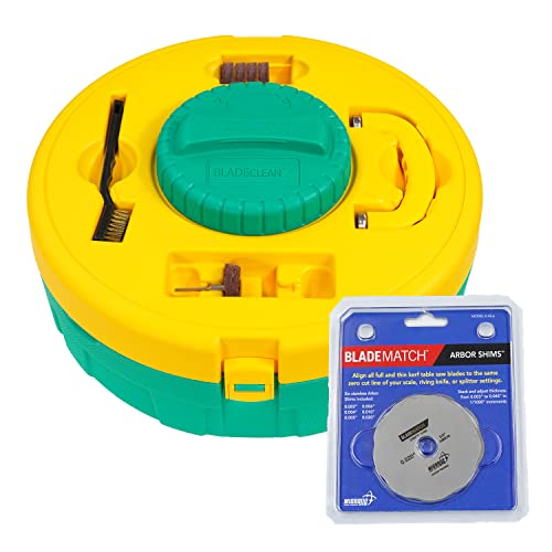 MICROJIG BLADECLEAN BC-81012 Blade And Bit Cleaning System With Arbor Shims