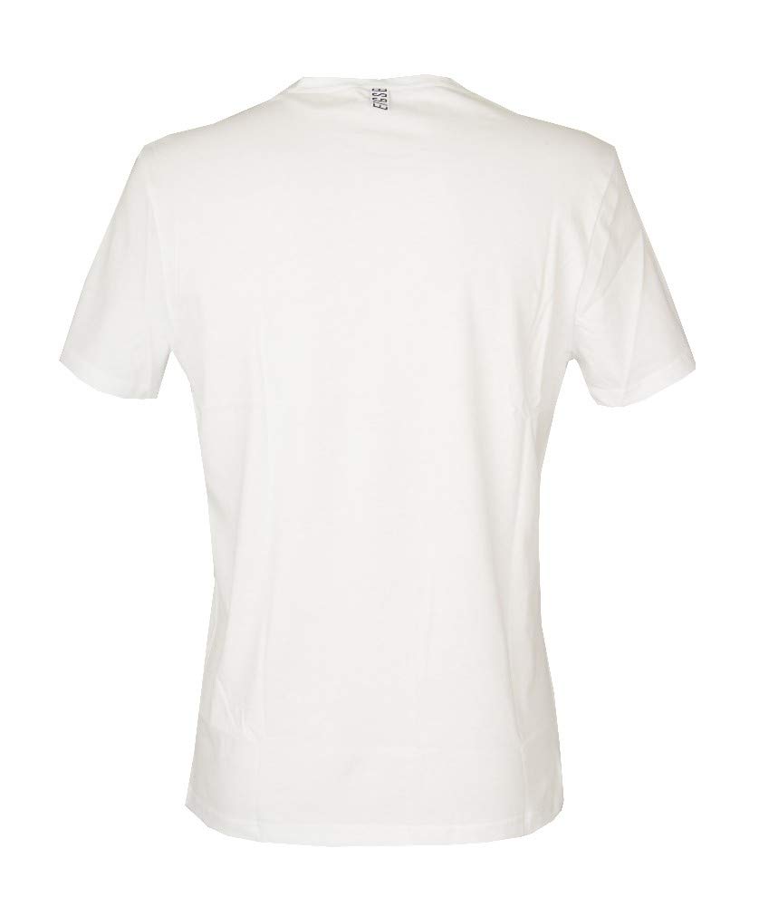Camiseta hombr Manga Corta con Cuello Redondo Bikkembergs Artículo VBKT05026 T-Shirt Big Logo Football