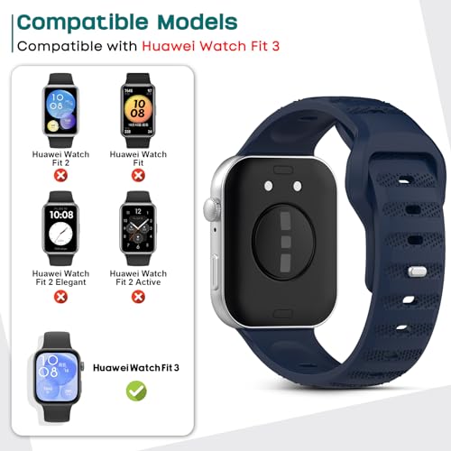 CHULN Bands Compatible with Huawei Watch Fit 3 - Image 3