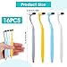 JIEYAO 16PCS Tartar Remover Tooth Stain Eraser, Teeth Tartar Remover Professional Tooth Stain Eraser, Teeth Polishing/Cleaning Kit Removes Plaque & Impurities Oral Hygiene Care Tool