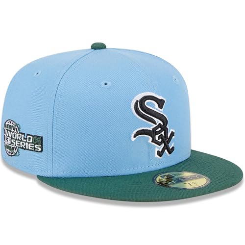 New Era Chicago White Sox 59FIFTY 2005 World Series Side Patch Fitted Cap, Hat (US, Numeric, 8, Blue)