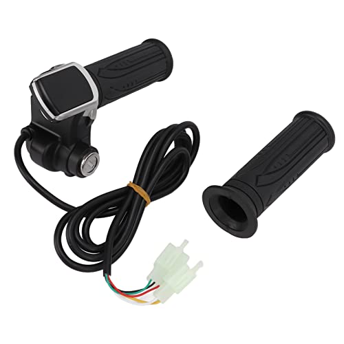 Agarre Eléctrico del Acelerador, Agarre de Exhibición LED con Llave, para Vehículos Eléctricos Pequeños, Ciclos Eléctricos, Triciclos Eléctricos