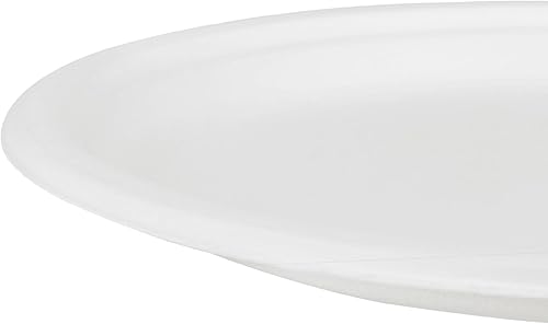 Miniatura 5 de Karat Earth - Placas redondas de bagazo compostable sin PFAS de 10.0in, 500 unidades