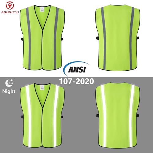 Image of Safety Vest for Men Women Reflective Construction Vest