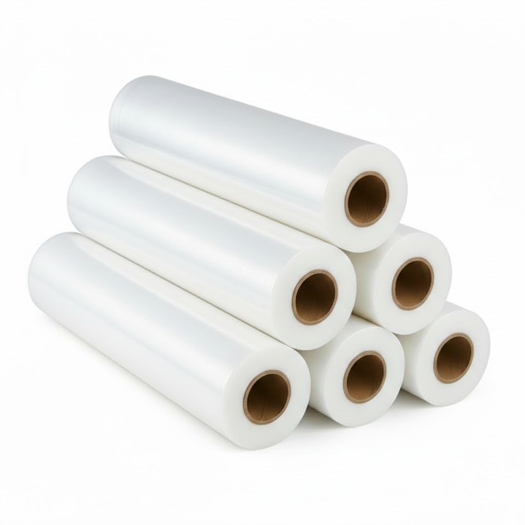 Tezraftaar Tezraftaar® 30 X Pallet Wrap Roll Standard Core 500Mm X 300M, 2.5Kg Clear Mega Stretch Shrink Cling Film Wrapping Roll Moving House Furniture Pallets Packing Industrial Uses
