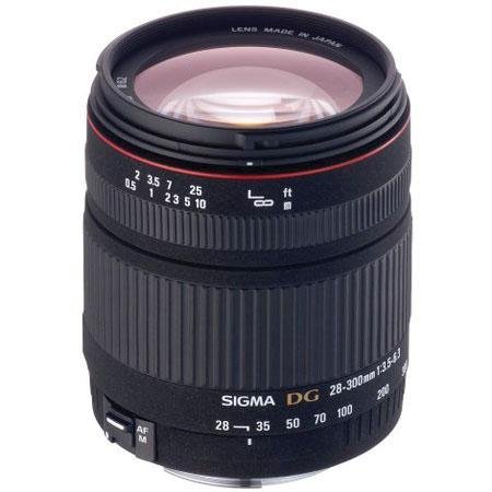 Oggetti per videocamera Sigma 28 – 300/3,5 – 6,3 DG/Macro/ASP./IF brennweite tra cui 75 mm – Vario obiettivo zoom
