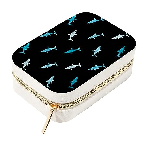 Boîte à bijoux voyage velours requin pour éviter les nœuds - 2