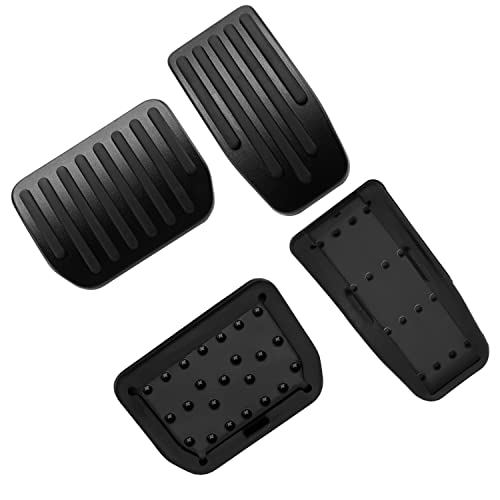 YIXISI Model 3 Model Y Model S Model X Antidérapant Couvre-pédale, Capuchons de Pédale de Frein Accélérateur et Repose-pieds de Frein à Gaz, Compatible...