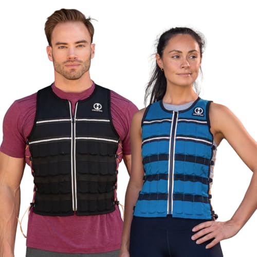 Image of Hyperwear HyperVest ELITE Adjustable Weighted Vest for Women and Men - Thin Steel Weights, Stretch CORDURA Fabric - Weight Vest for Walking, Running, Strength Training