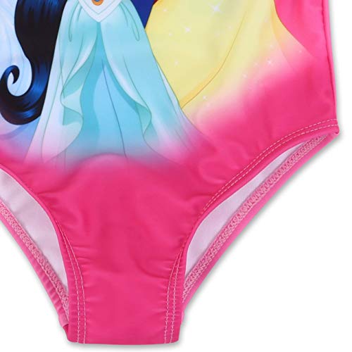 Disney Princess Cinderella Jasmine Snow White Toddler Girls One Piece Bathing Suit Pink 2T3