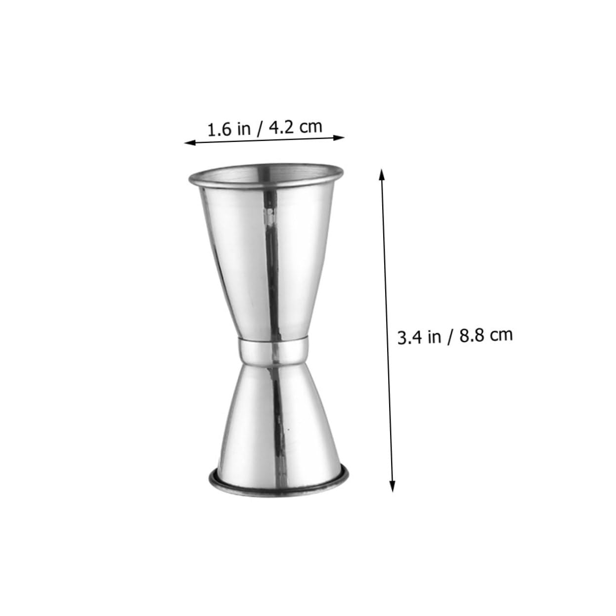 Unomor Jiggers for Measuring Liquors Double Cocktail Jigger Scale Bar Measuring Cup for Ounce Bar