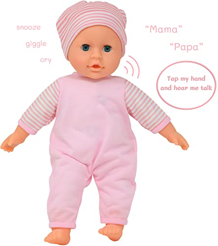 The New York Doll Collection B312 Interactive Talking Baby Doll Doctor Set Toy Pack thumb #4