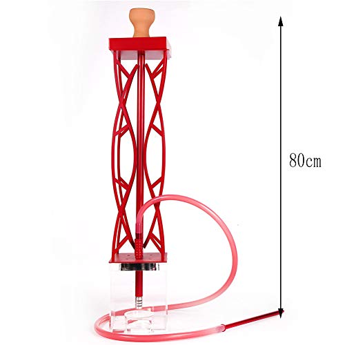 Mr. Hao Hochwertige Wasserpfeife aus Acryl mit LED-Lichtleiste KTV Premium Shisha – Bild 6